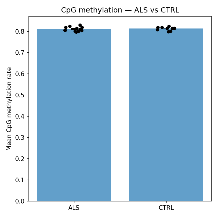 CpG methylation